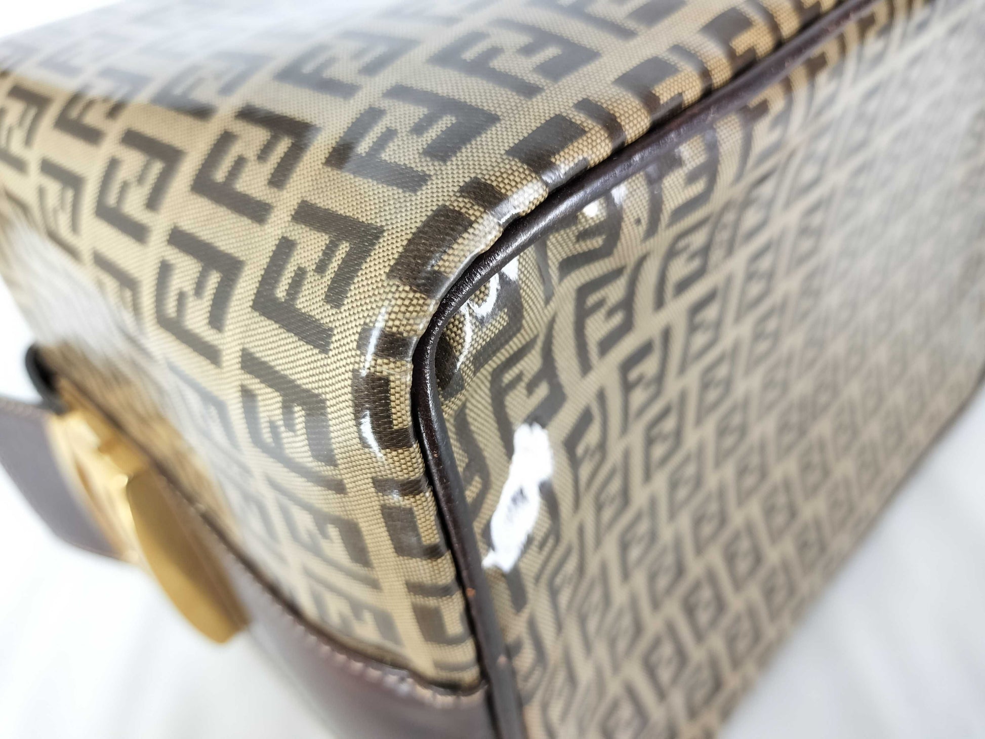 FENDI Zucca pattern Fendi Zucchino vanity bag handbag vanity bag