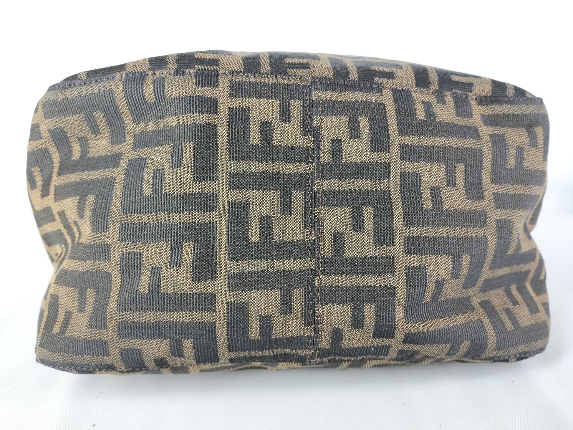 FENDI Zucca Mamma Bucket Shoulder Bag