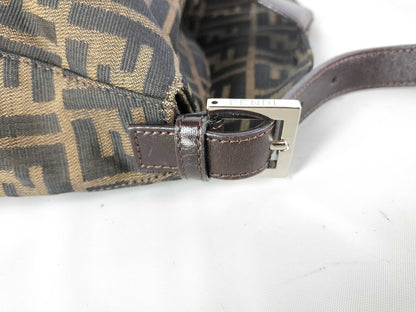 FENDI Zucca Mamma Bucket Shoulder Bag