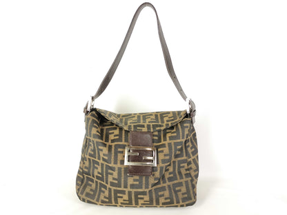 FENDI Zucca Mamma Bucket Shoulder Bag