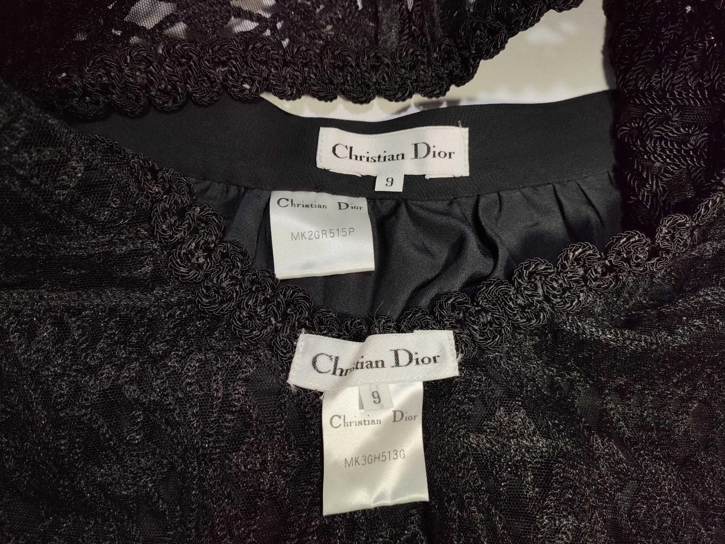 Dior clothing and other apparel