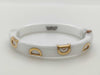 Damiani D Icon Small-Medium White Ceramic 1PD PG 750 50.5g Bracelet/Bangle 
