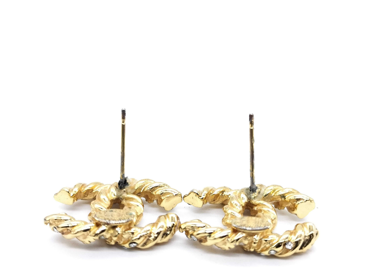 CHANEL Coco Mark CHANEL Coco Mark Rhinestone Earrings