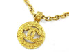 CHANEL Coco Mark Circle Chain Necklace 94A Necklace