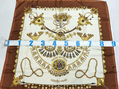 HERMES Carre HERMES Carre 90 Scarf Silk Scarf