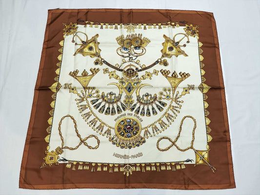 HERMES Carre HERMES Carre 90 Scarf Silk Scarf