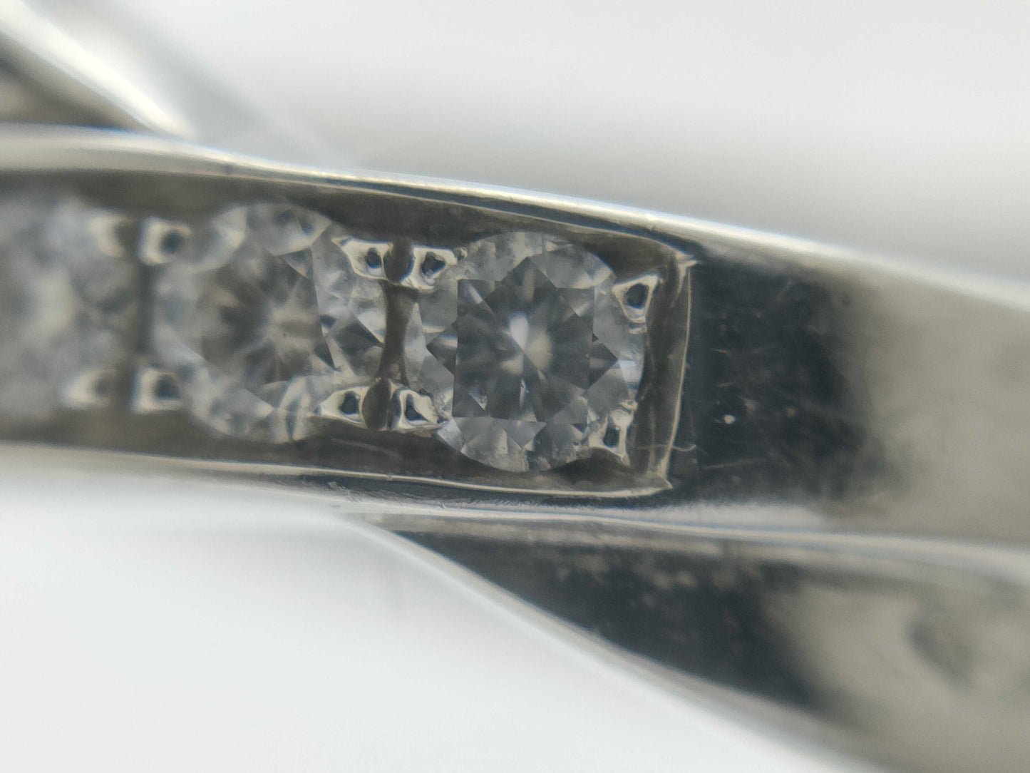 CHAUMET Lien Seduction #50 Diamond WG Au750 5.1g Ring 