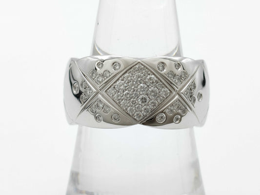 CHANEL Coco Crush #59 Diamond WG Au750 19.2g Ring 