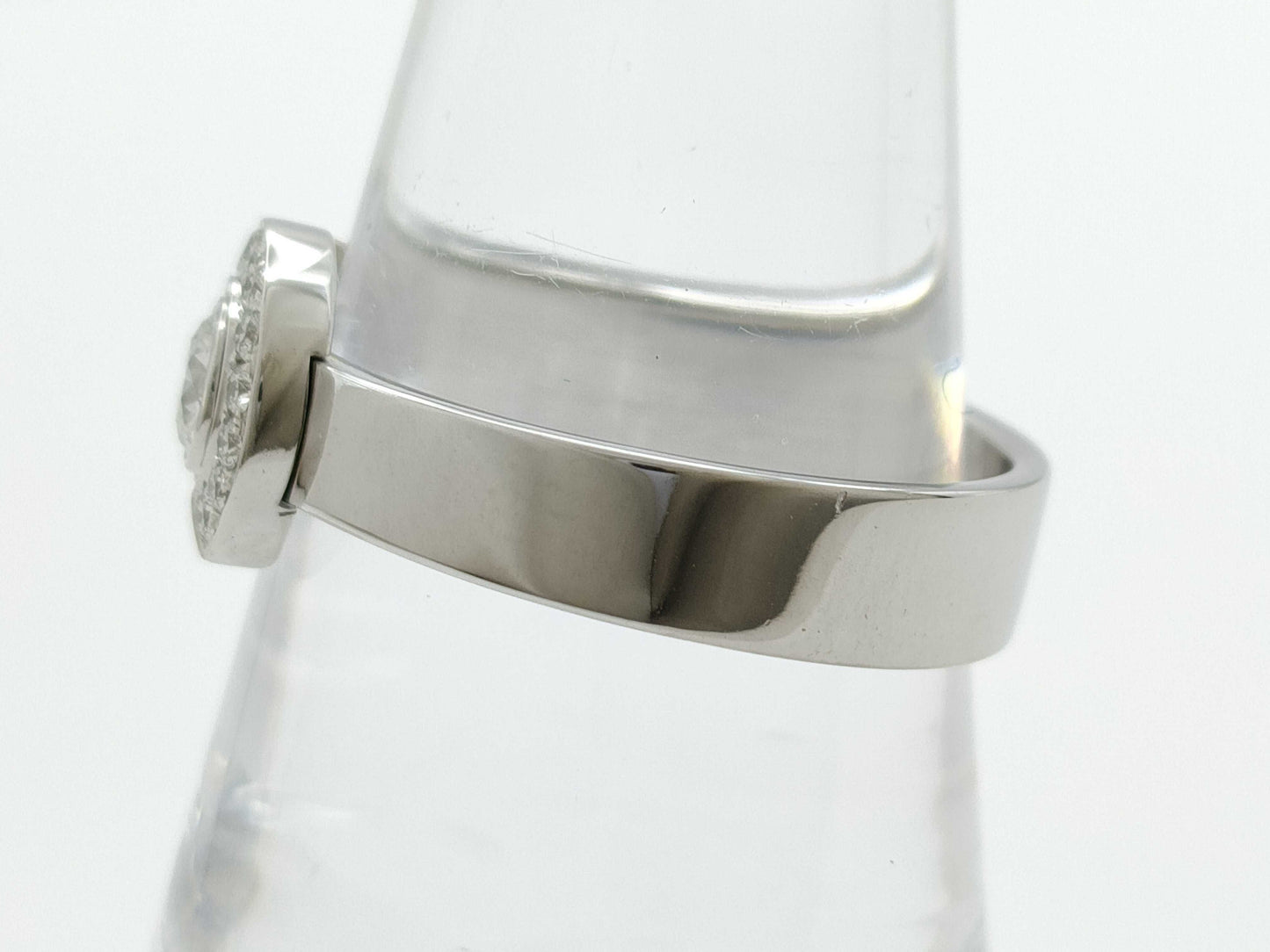 CHANEL Eternal N5 #58 Diamond WG Au750 7.2g Ring 