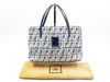 FENDI Zucca pattern leather tote bag