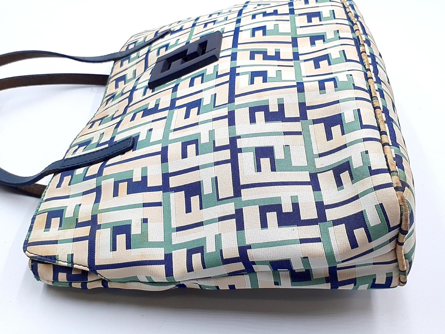 FENDI Zucca pattern leather tote bag