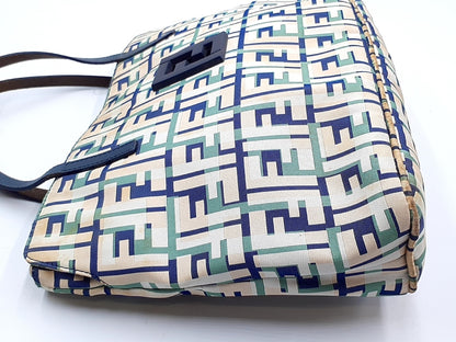 FENDI Zucca pattern leather tote bag