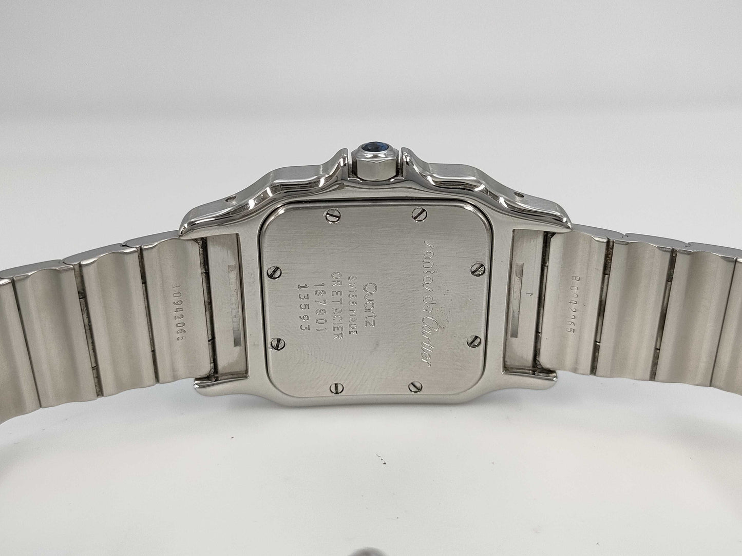 Cartier Santos Galbe LM W20011C4 187901 13593 Quartz Women's Watch