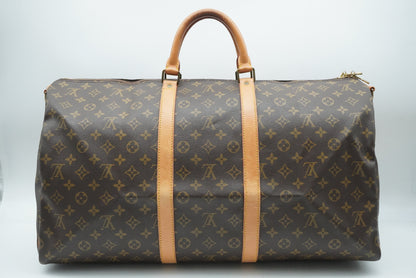 LOUIS VUITTON Monogram Keepall Bandouliere 55 M41414 Shoulder Strap Boston Bag