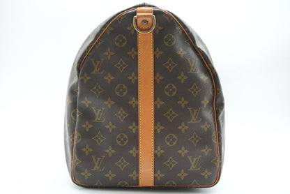 LOUIS VUITTON Monogram Keepall Bandouliere 55 M41414 Shoulder Strap Boston Bag