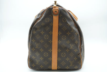 LOUIS VUITTON Monogram Keepall Bandouliere 55 M41414 Shoulder Strap Boston Bag