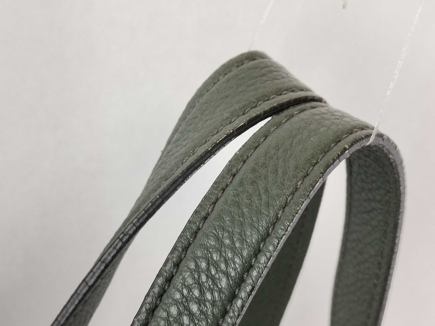 Miu Miu handbag leather green tote bag