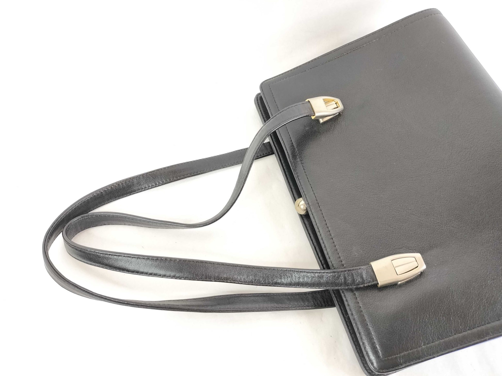 GIVENCHY Formal Handbag Leather Black Shoulder Bag