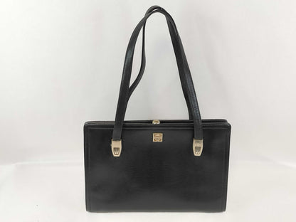 GIVENCHY Formal Handbag Leather Black Shoulder Bag