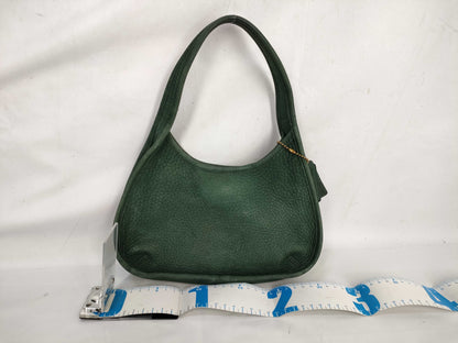 COACH Old Coach Handbag Suede 4399 Green Handbag