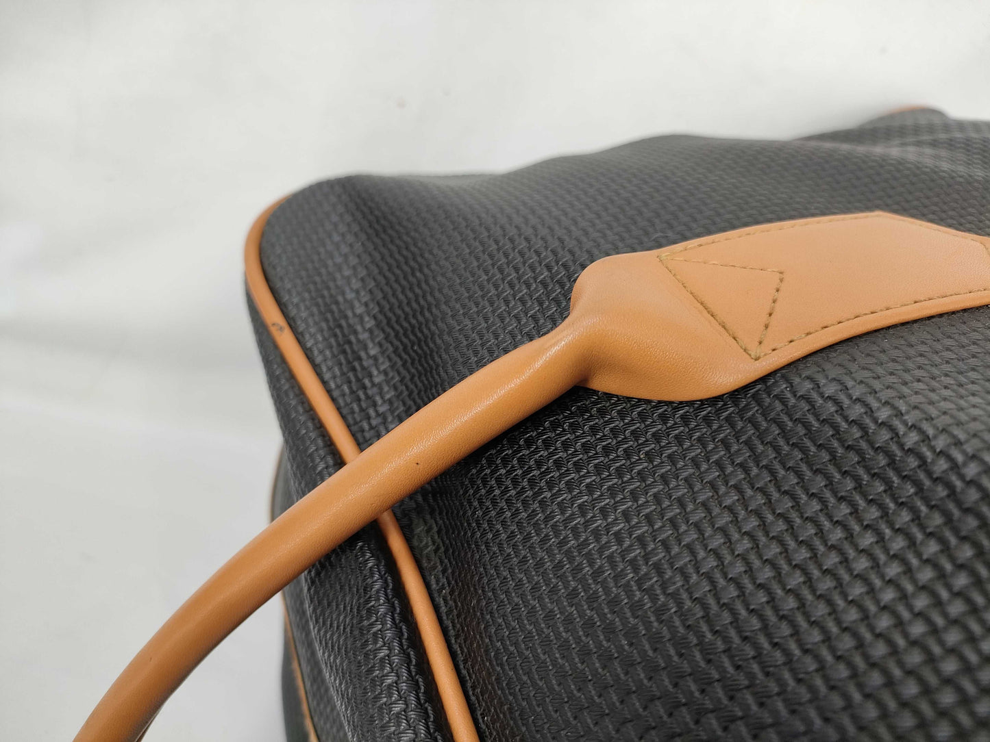 Yves Saint Laurent Boston Bag, PVC, Navy