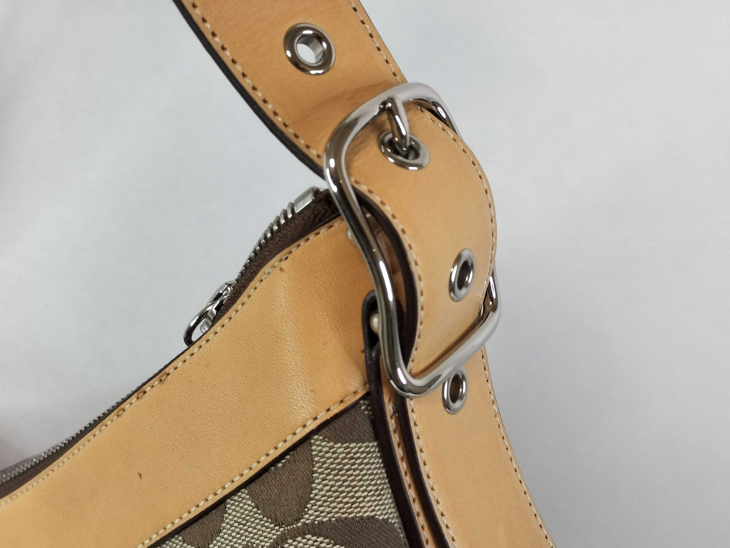 COACH Signature Canvas Shoulder Bag 6346