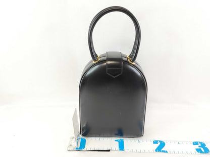 LOEWE Anagram Formal Black Leather Handbag