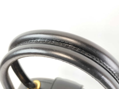 LOEWE Anagram Formal Black Leather Handbag