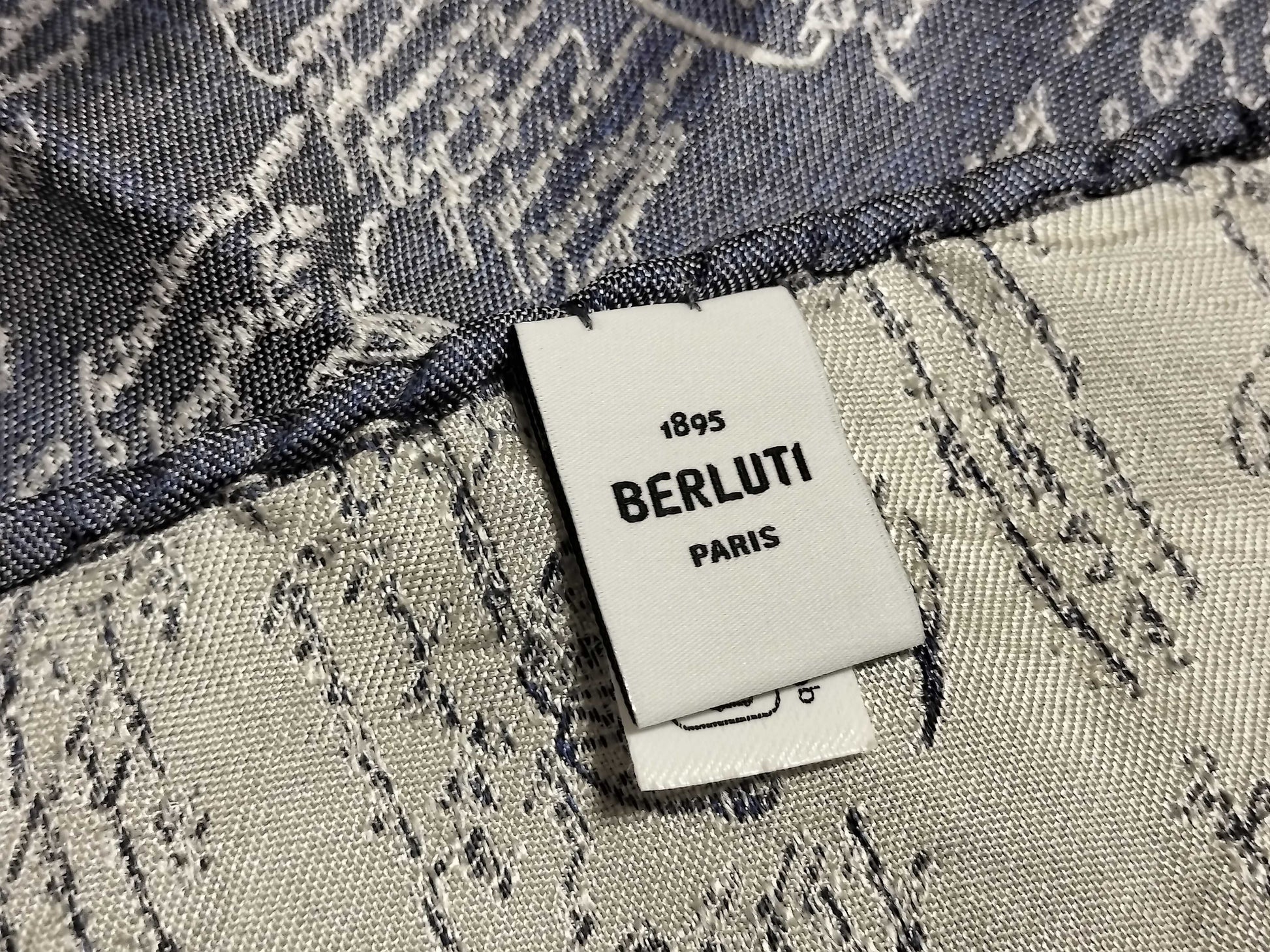 Berluti Handkerchief Calligraphy Other Accessories