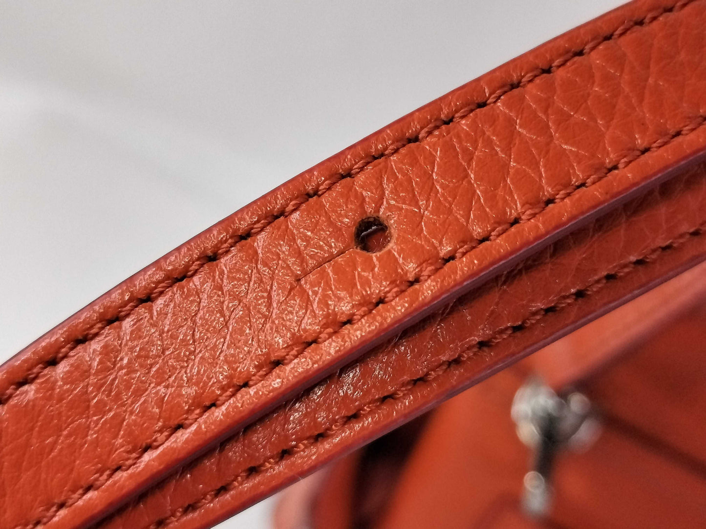 TODS Wave Orange Leather Backpack