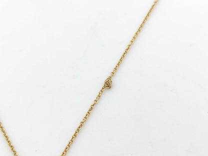 Tiffany & Co. Heart Lock Yellow Gold 750 3.4g Necklace 