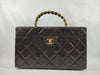CHANEL Vanity Lamb Black GP Vanity Bag