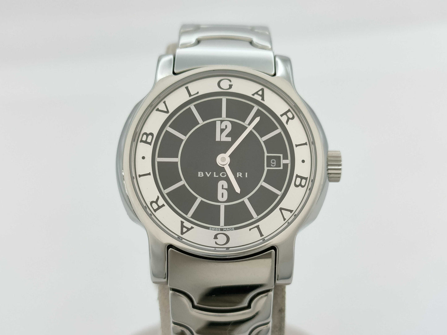 BVLGARI Solotempo ST29S D63266 Quartz Black Dial Women's Watch