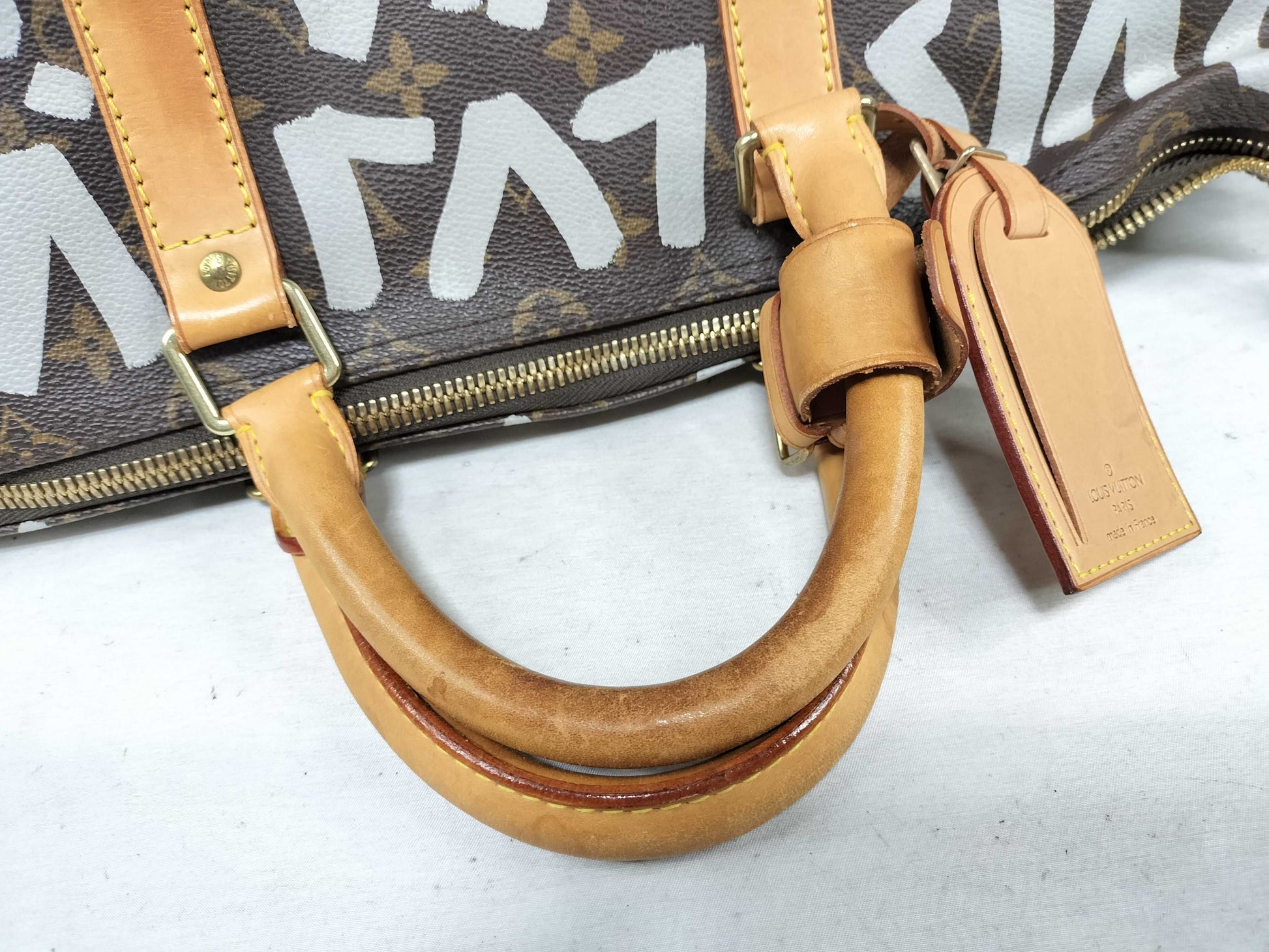 LOUIS VUITTON Monogram Keepall 55 M41424 MI1901 Brown Boston Bag