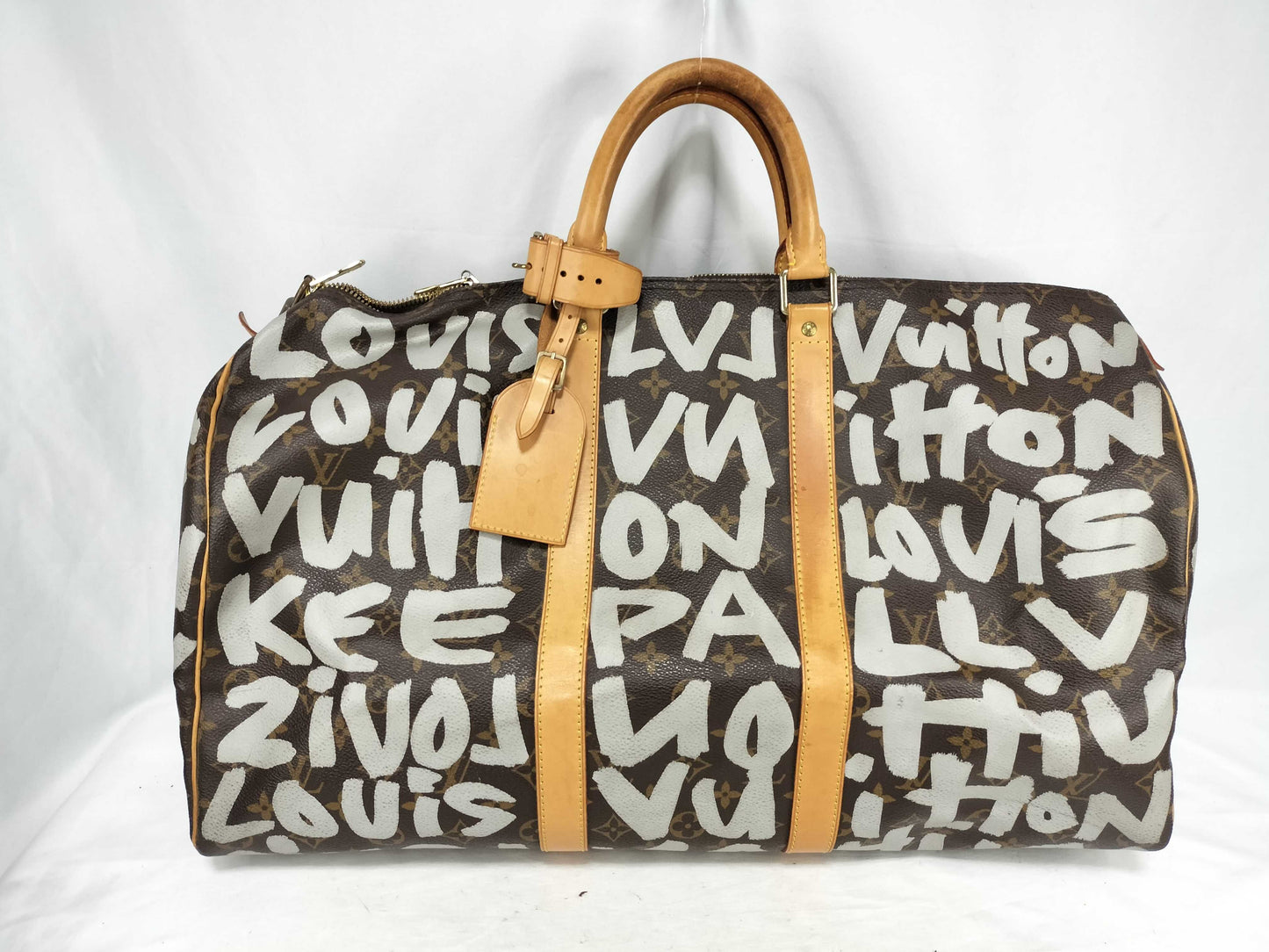 LOUIS VUITTON Monogram Keepall 55 M41424 MI1901 Brown Boston Bag