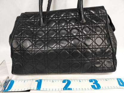 Dior Christian Dior Cannage Leather Tote Bag Black Tote Bag