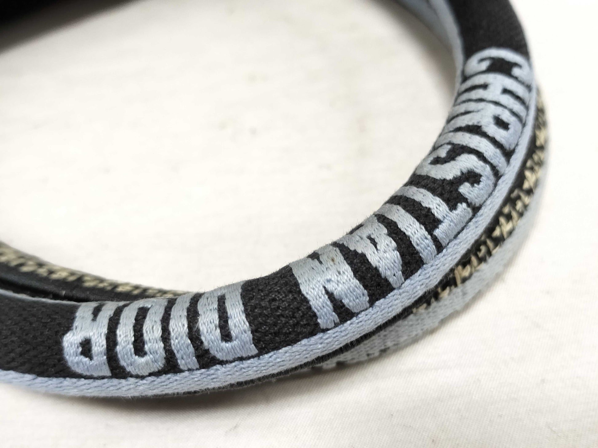 Dior Christian Dior Lucky Motif Book Tote Large Canvas Black Tote Bag