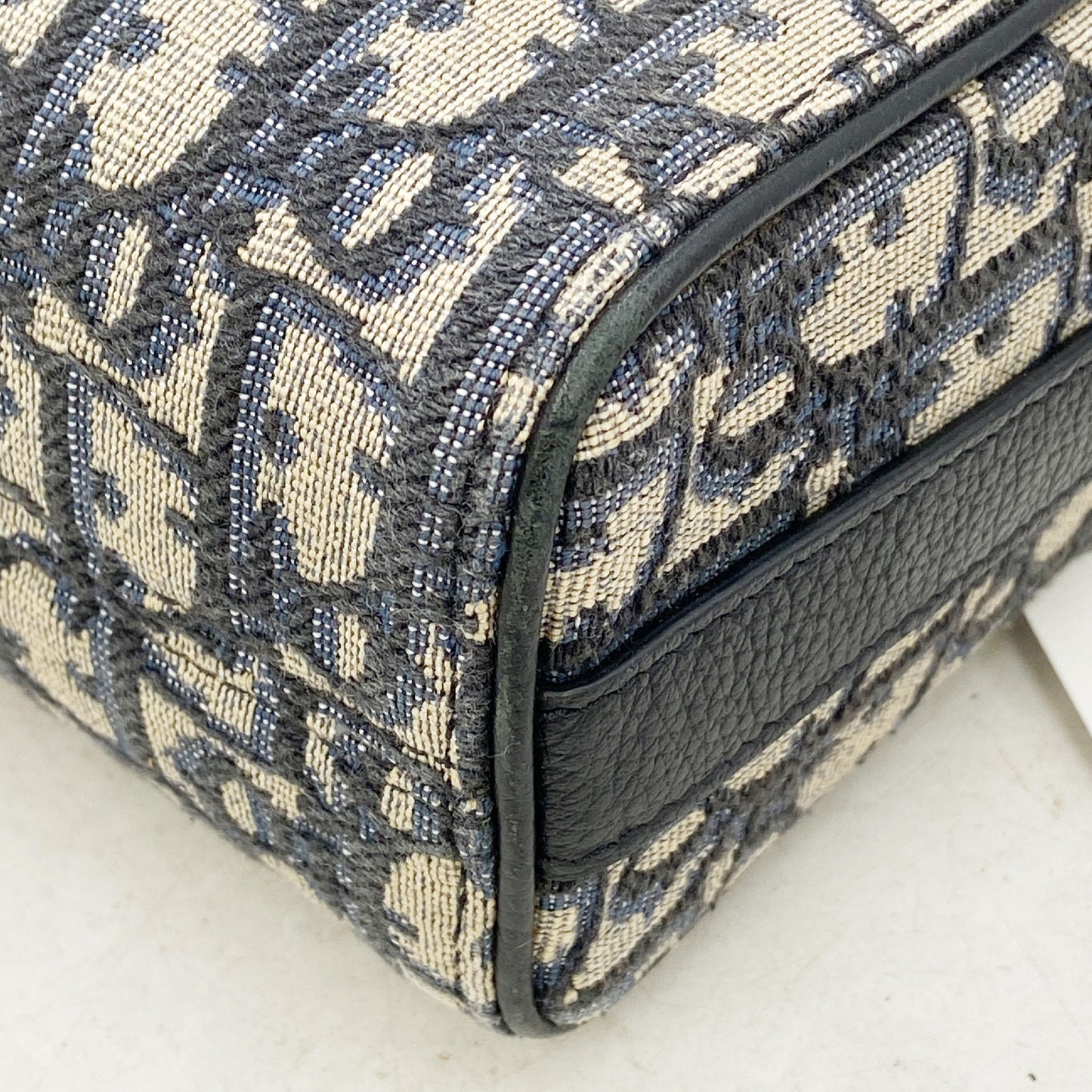 Dior Trotter Lango 22 Shoulder Bag, Oblique Canvas, Navy, 16-BO-0242, Handbag