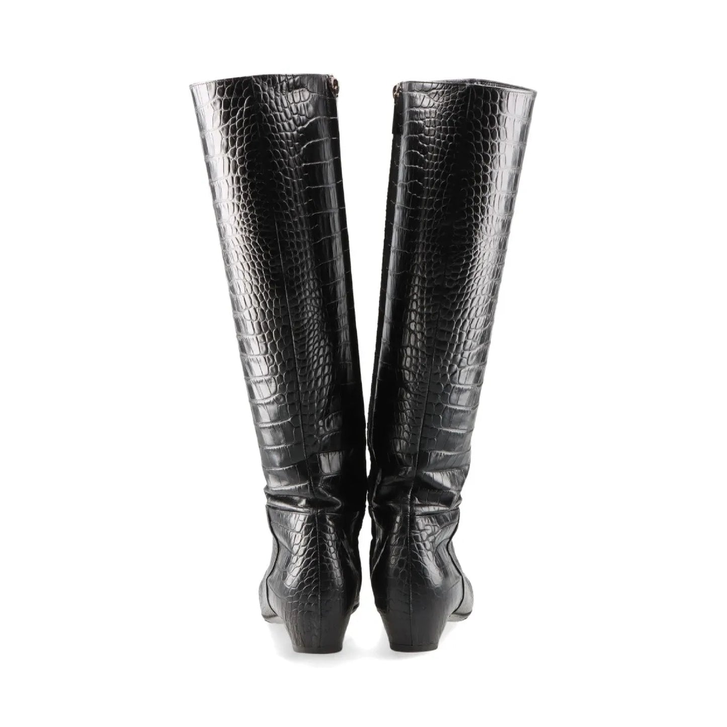 Dior Crocodile Long Boots Size 37 1/2 Other Shoes