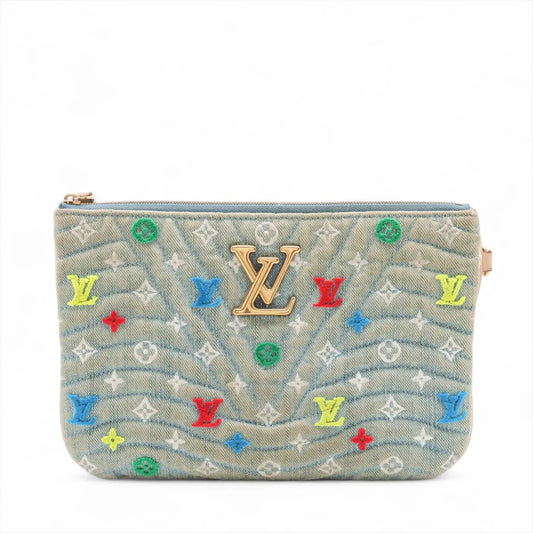 LOUIS VUITTON New Wave Pochette Zip Clutch Bag M67538