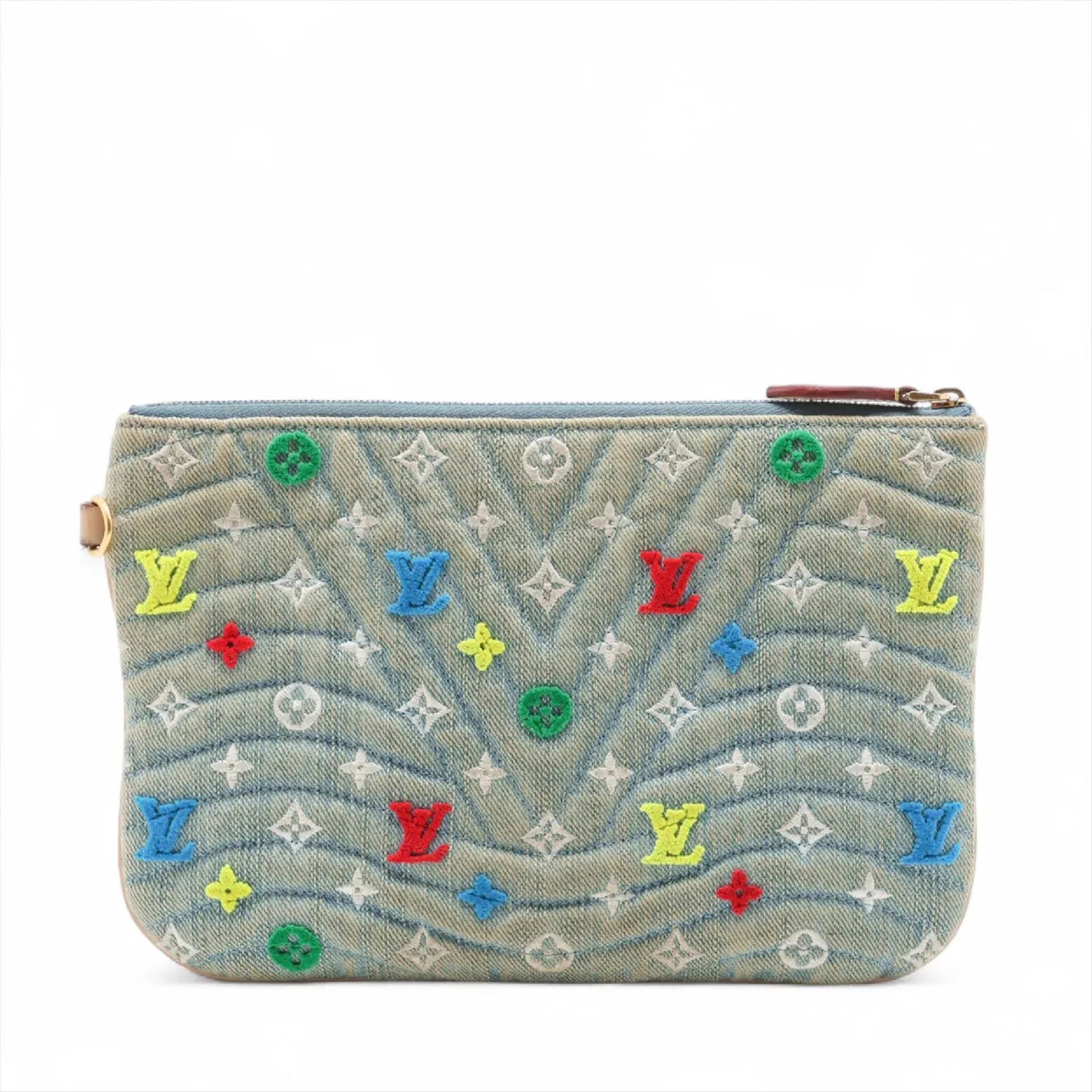 LOUIS VUITTON New Wave Pochette Zip Clutch Bag M67538