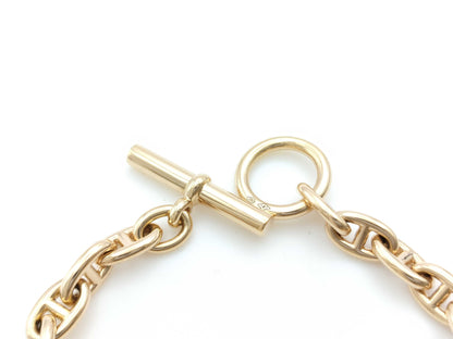 HERMES Chaine d'Ancre TPM 22-link PG Au750 20.3g Bracelet/Bangle 