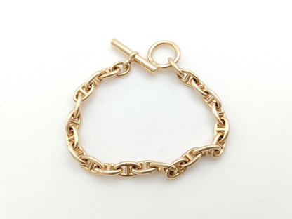 HERMES Chaine d'Ancre TPM 22-link PG Au750 20.3g Bracelet/Bangle 