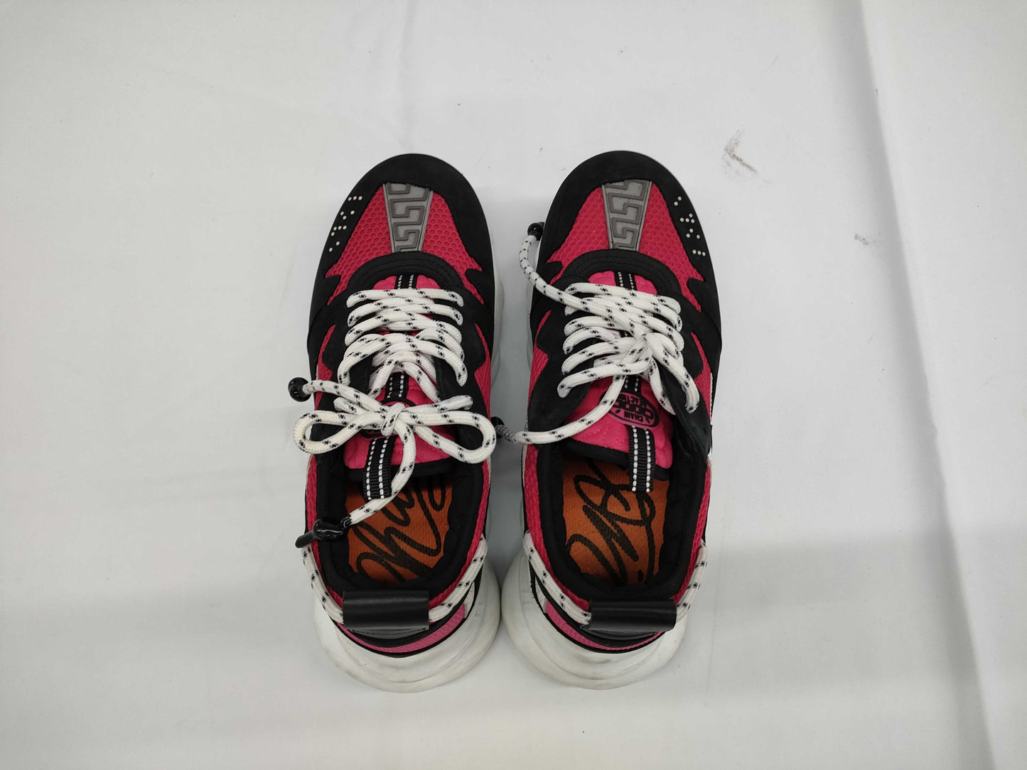 VERSACE Platform Sneakers Red/White/Black Size 43 Sneakers