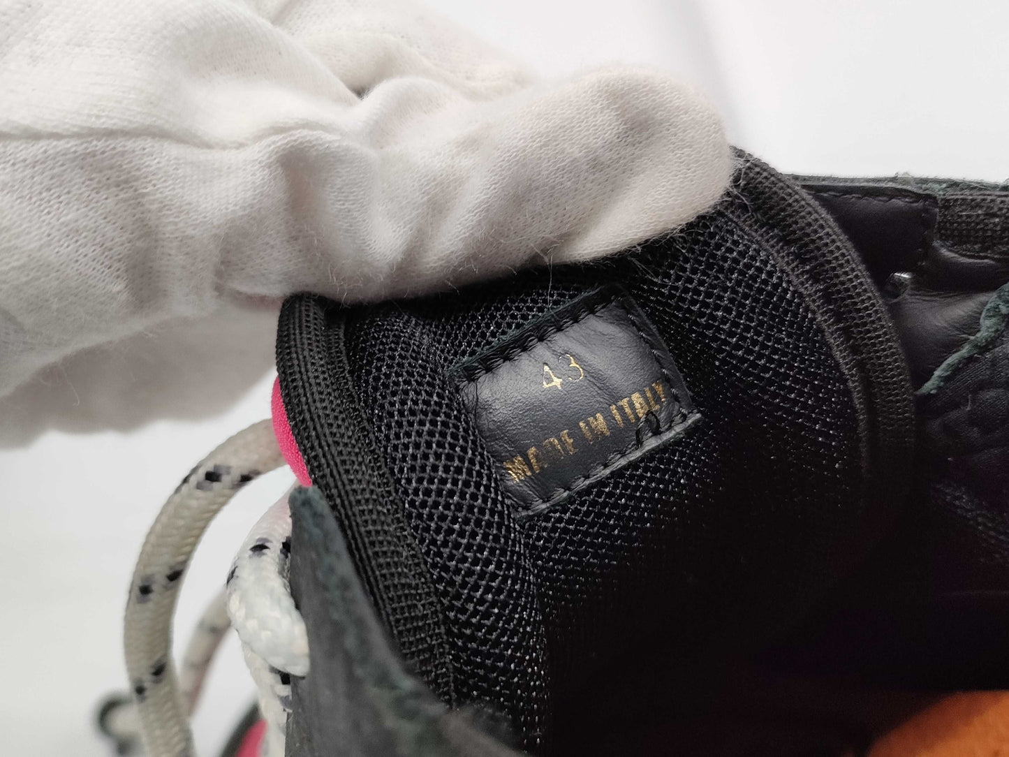 VERSACE Platform Sneakers Red/White/Black Size 43 Sneakers