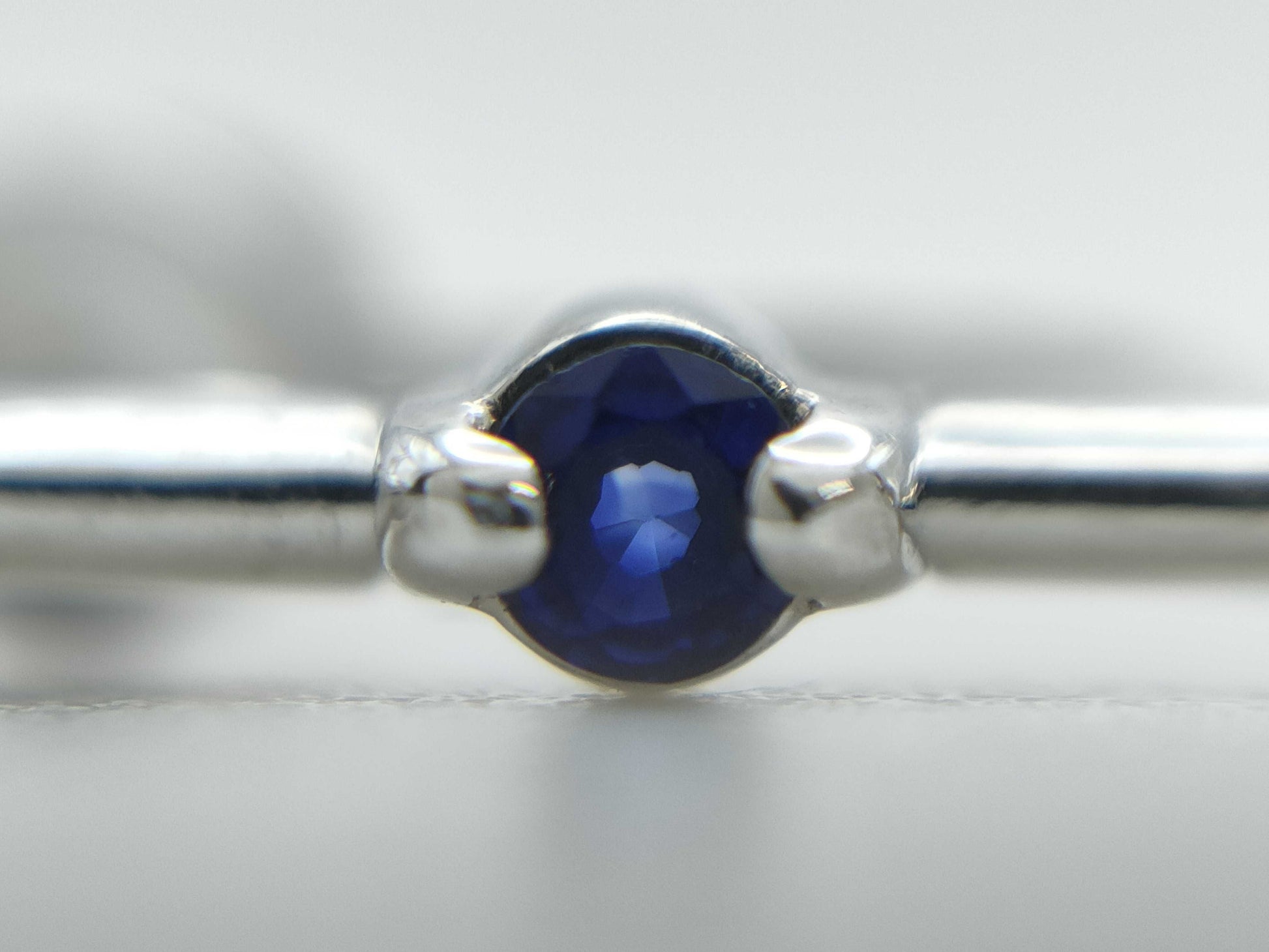 Colored Stone and Transparent Stone K14WG 1.5g Earrings 