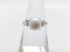 Pearl diameter: approx. 8.6mm, D0.064ct, PT900, 5.2g, Ring 