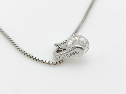 SEIKO D0.53ct PT900/850 2.7g Necklace 