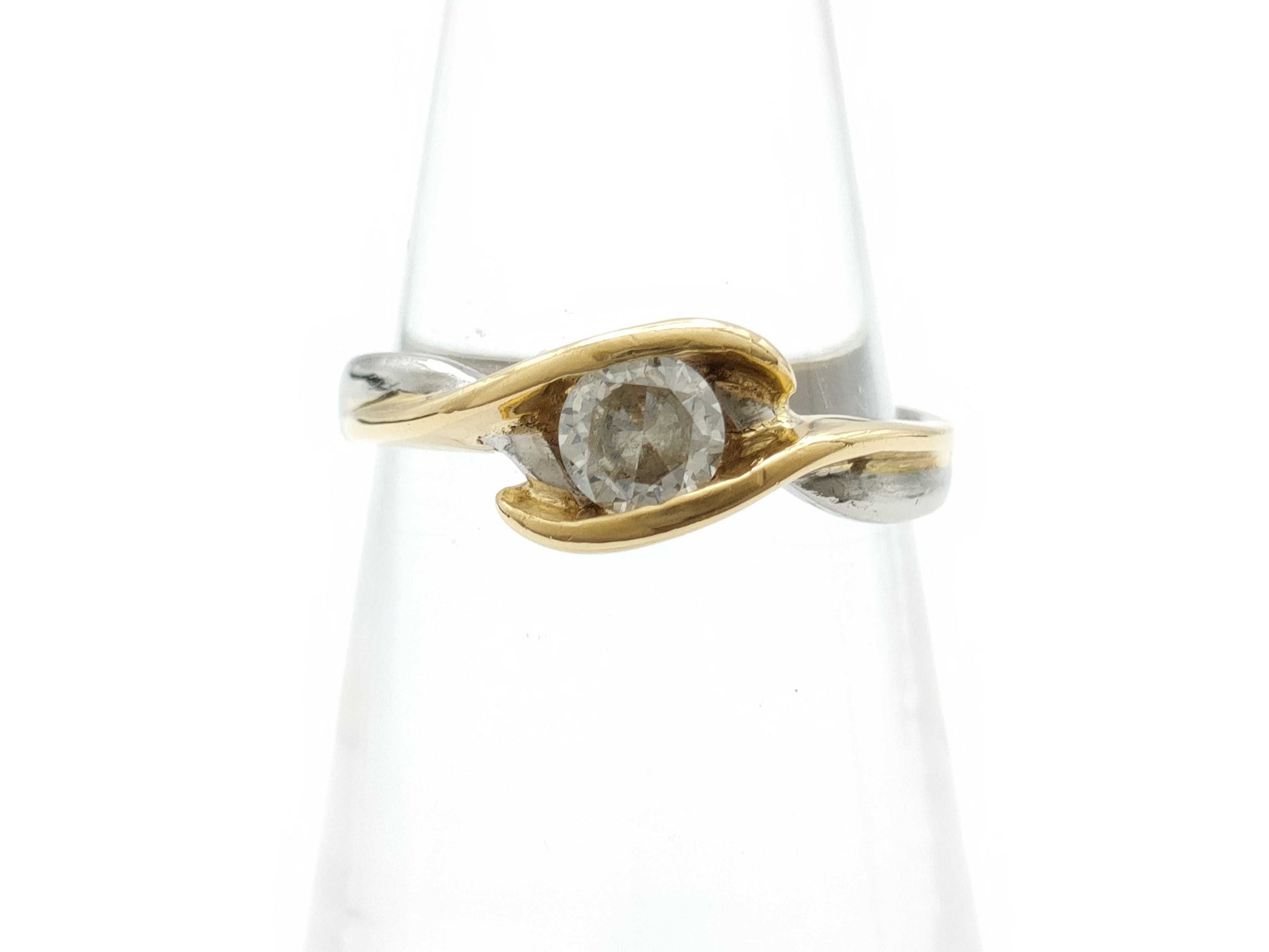 D0.29ct PT900/K18 3.2g Ring 