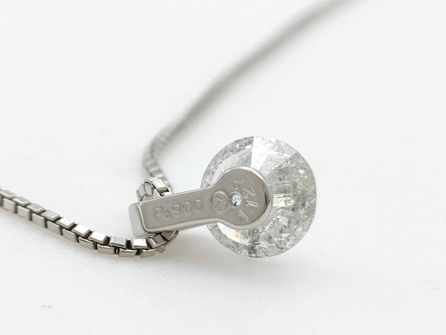 D1.127ct PT900/850 5.3g Necklace 